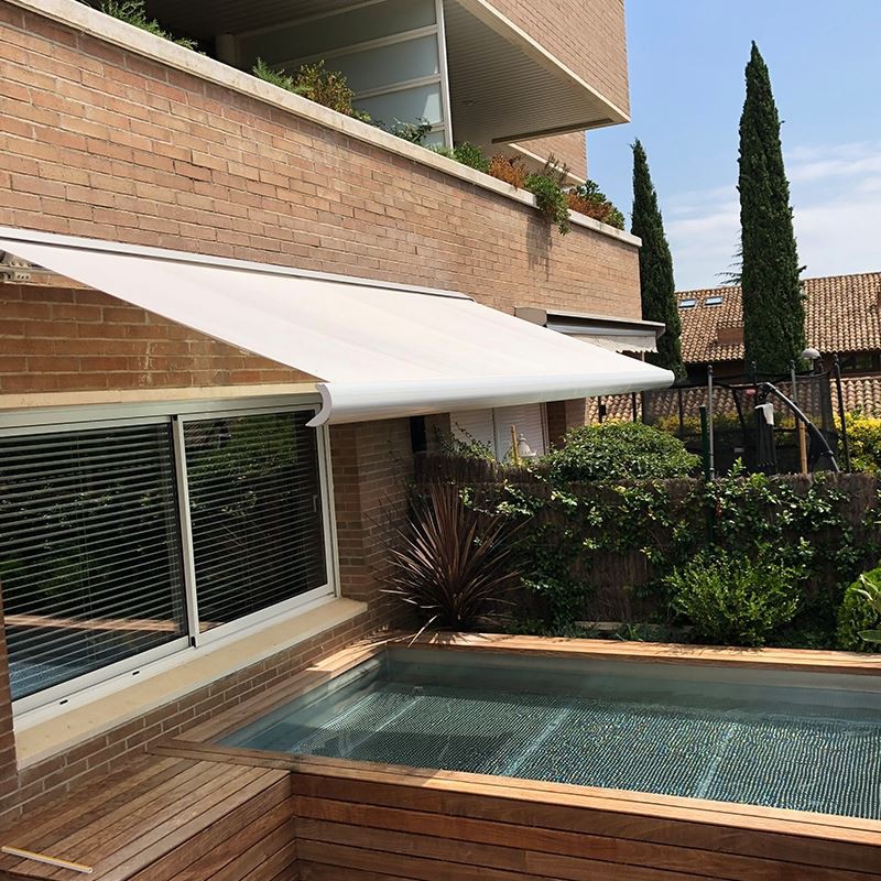 Volledige cassette-terrasluifels